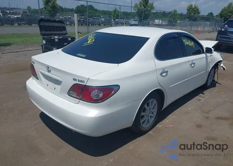 2004 Lexus Es 330 from USA, damaged, VIN JTHBA30G945004642